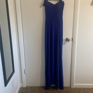 Fashion Nova Elegant Royal Blue maxi dress